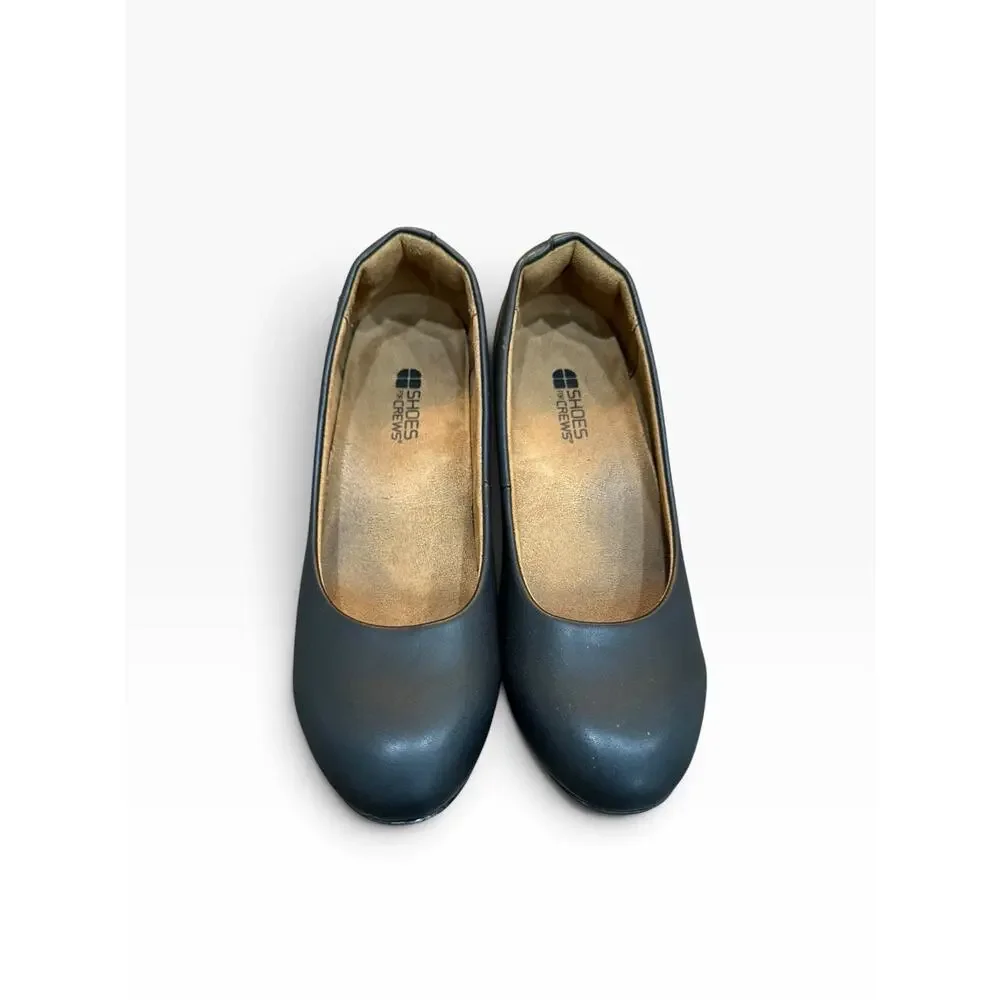 Shoes For Crews Olivia High Heel Non Slip Water Resistant Dress Shoes Black Pump
